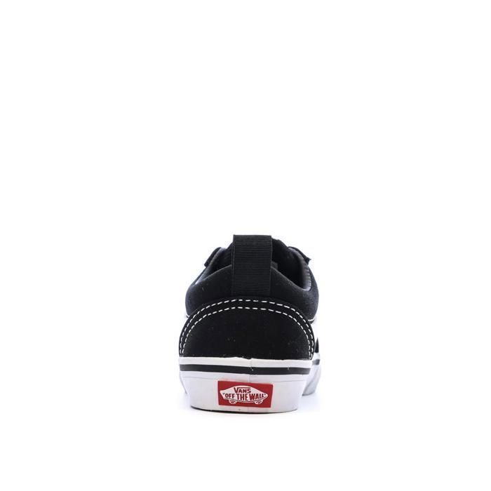 Baskets Noires/Blanches Enfant Vans Ward Slip-on