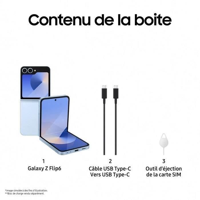 Smartphone Samsung Galaxy Z Flip6 de 512 GB azul