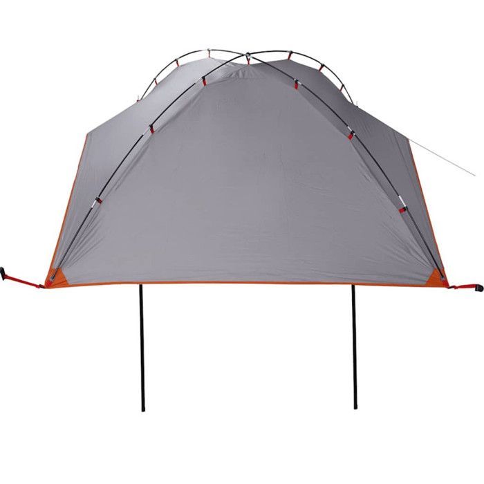 vidaXL Tienda de campaña impermeable gris y naranja para coche, tienda de campaña, tienda de jardín, refugio exterior, tienda de camping, refugio 4009523