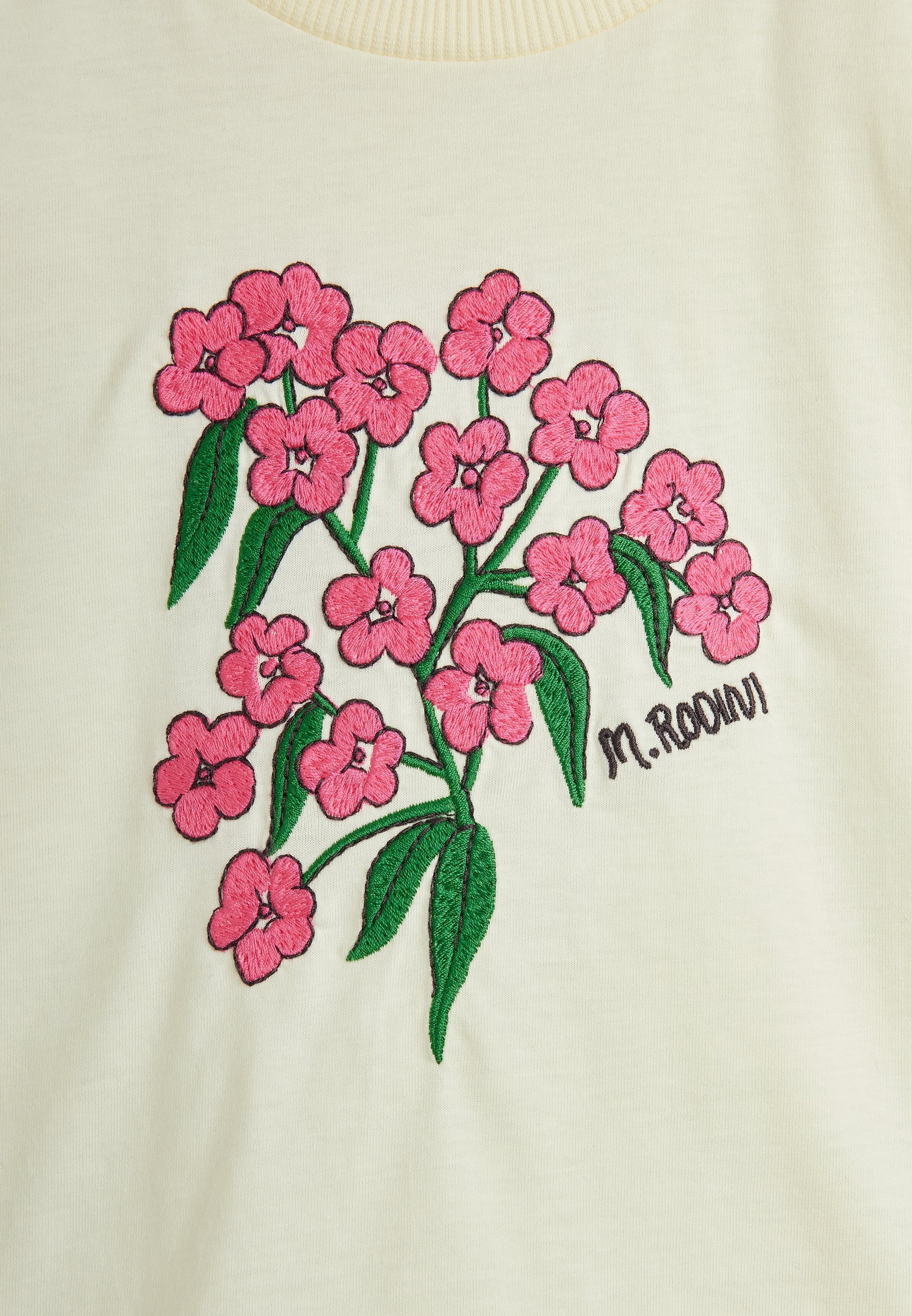 Mini Rodini ALPINE FLOWERS T-shirt UNISEX - T-shirt met print - gebroken wit