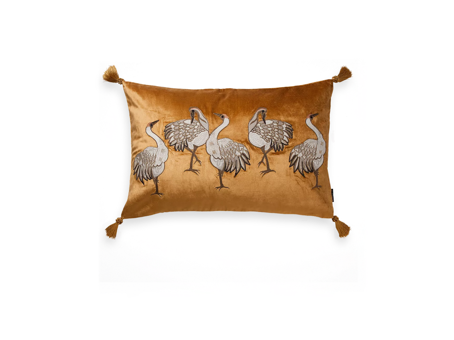 House of Rituals Tsuru Birds Cushion Cover embroided cushion cover 60x40 cm