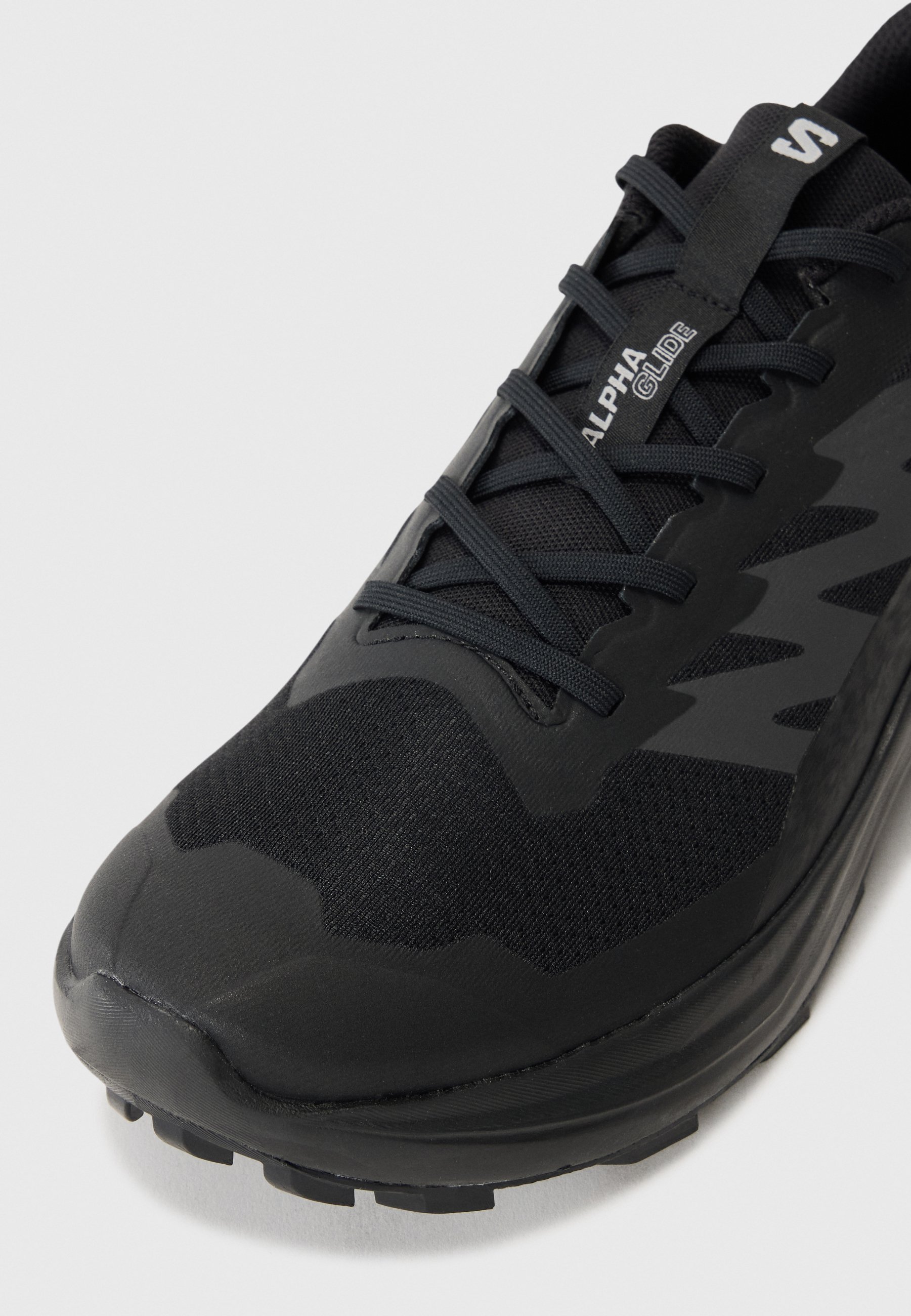 Salomon ALPHAGLIDE - Scarpe da trail running - asfalto nero
