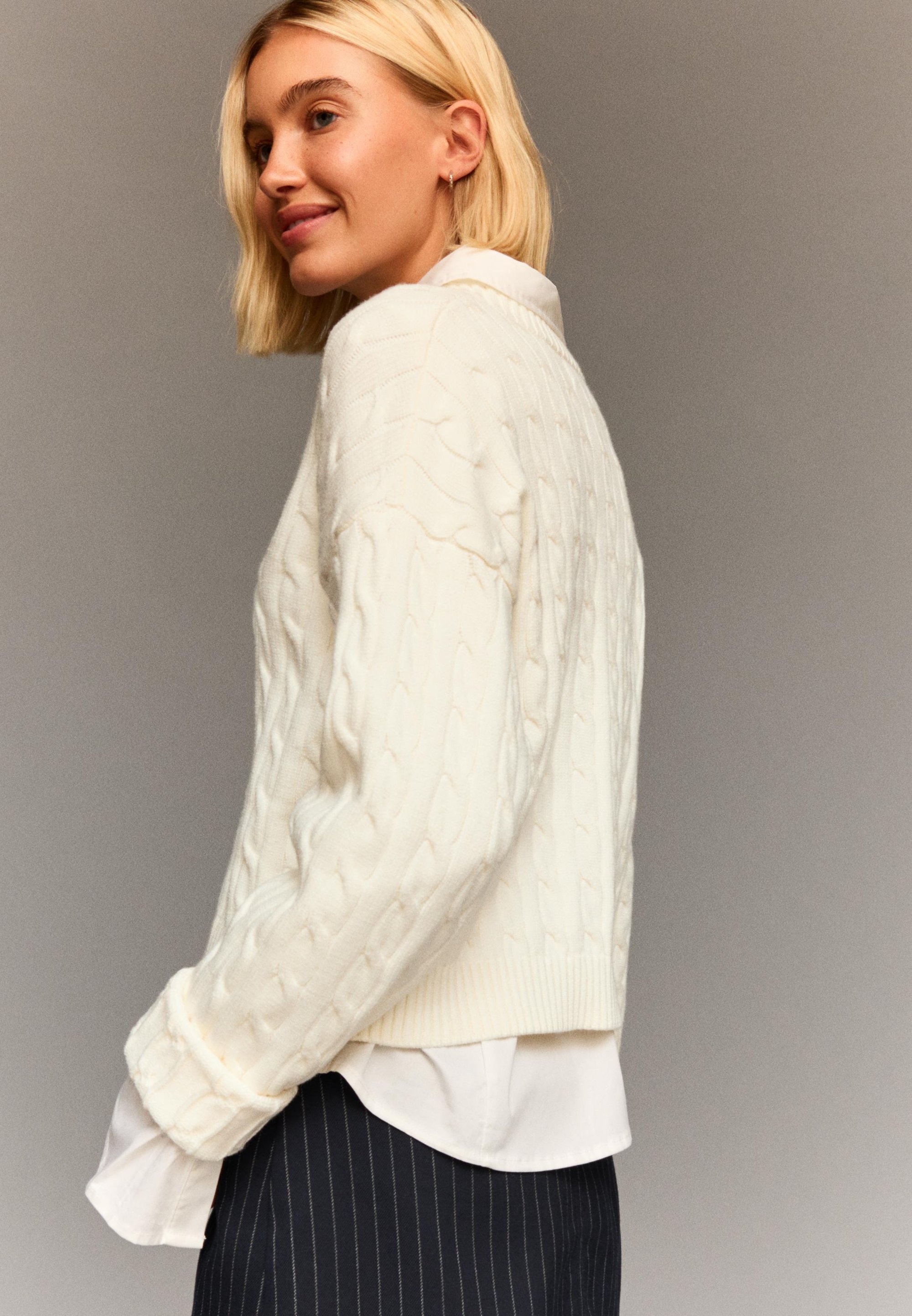 Bershka trui - beige