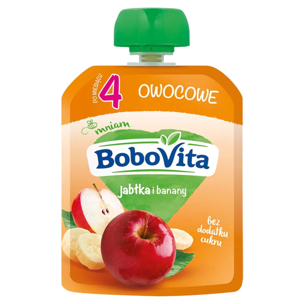 Bobovita Mus Jabłka i Banany Po 4 Miesiącu