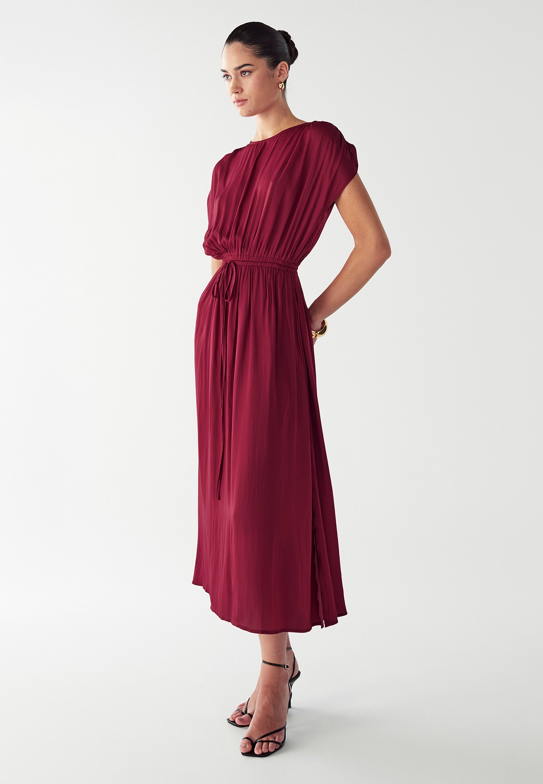 WILLA CAROL MIDI - Denní šaty - black