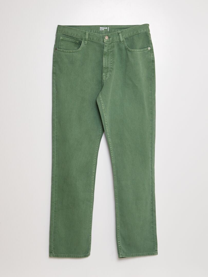 Calça jeans reta - tamanho 32 - azul