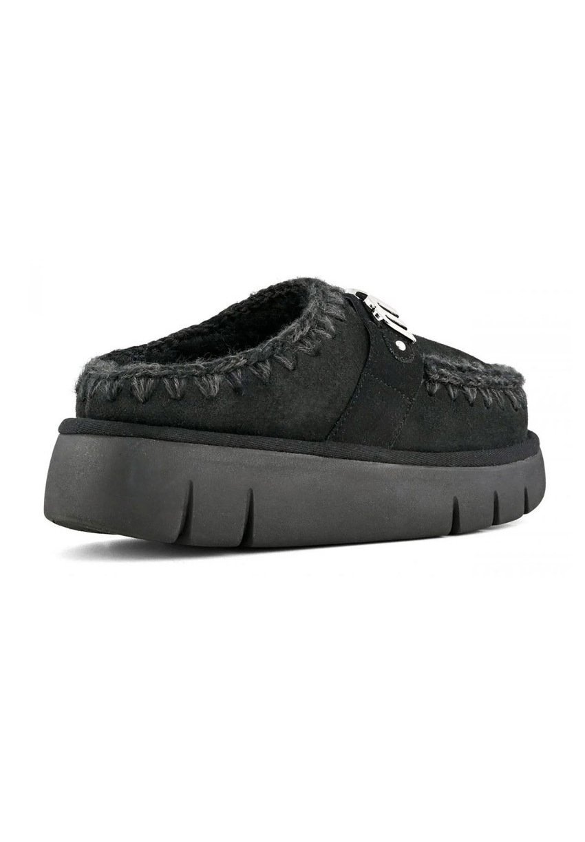 Mou BOUNCE CLOG METAL LOGO - Mules - bkb