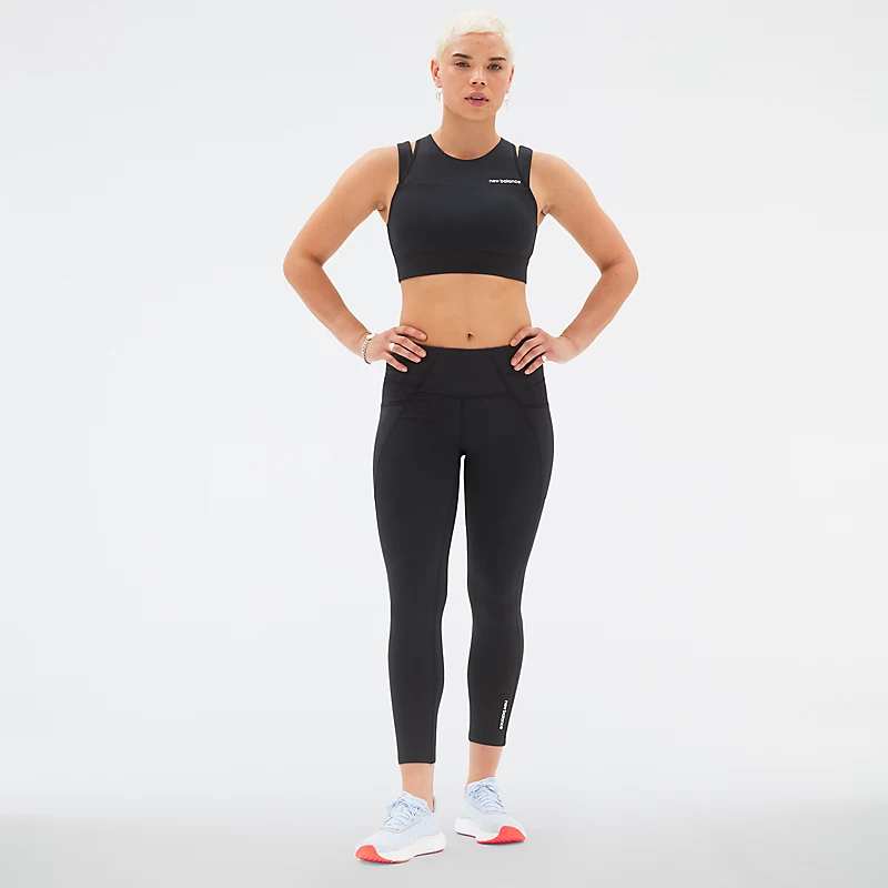 Biustonosz Femme Shape Shield Crop Bra - CZARNY