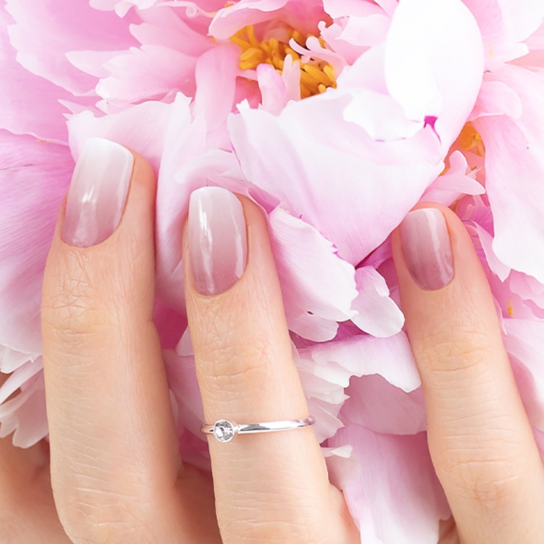 Fólie na nechty Miss Sophie Nageldesign Rosy Love - 24 kusov