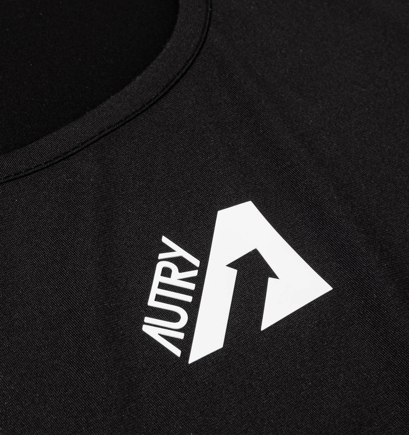 TOP DE TENIS NEGRU CU BENDE LATERALE ÎN CONTRAST