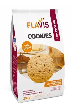 FLAVIS MEVALIA Mevalia Flavis galletas sin proteínas con trozos de chocolate 200g