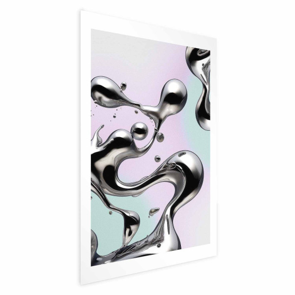 Plakat Metaliczne Płynności 21x30 cm