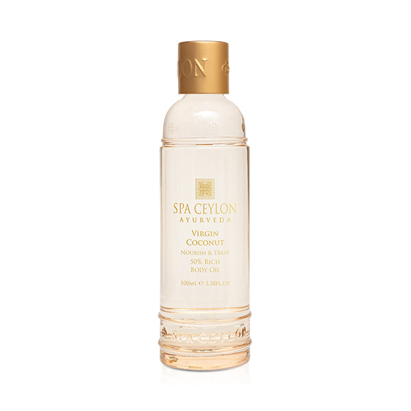 SPA CEYLON Virgin Coconut - Voedend & Verzorgend - 50% Rijke Lichaamsolie - 100 ml