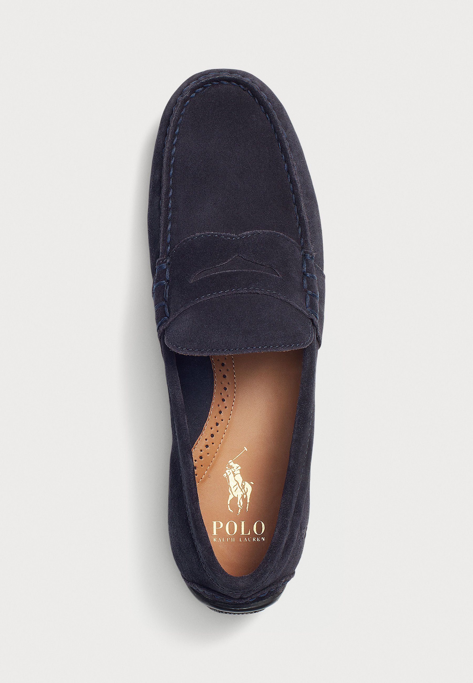 Polo Ralph Lauren REYNOLD SUEDE DRIVER - Mokasyny - hunter navy
