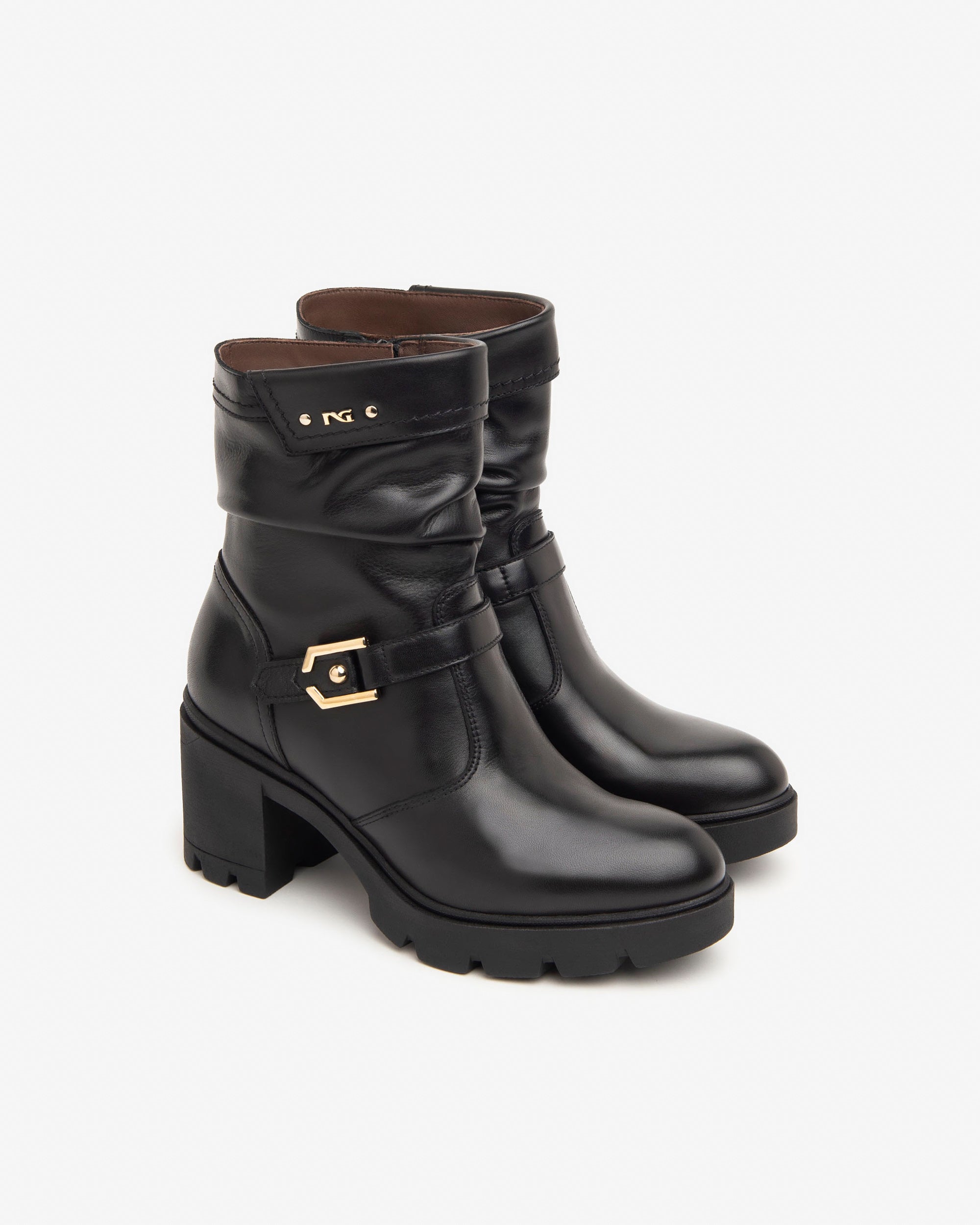  Damen-Ankle-Boots aus Leder