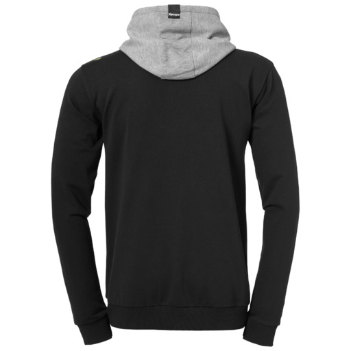Bunda Core 2.0 s kapucňou, čierna/tmavosivá, Kempa Mix