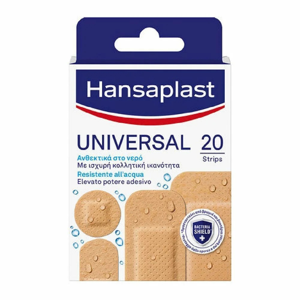 HANSAPLAST Hansaplast Universal-Wasserfestputz, 4 verschiedene Formen, 20 Stück
