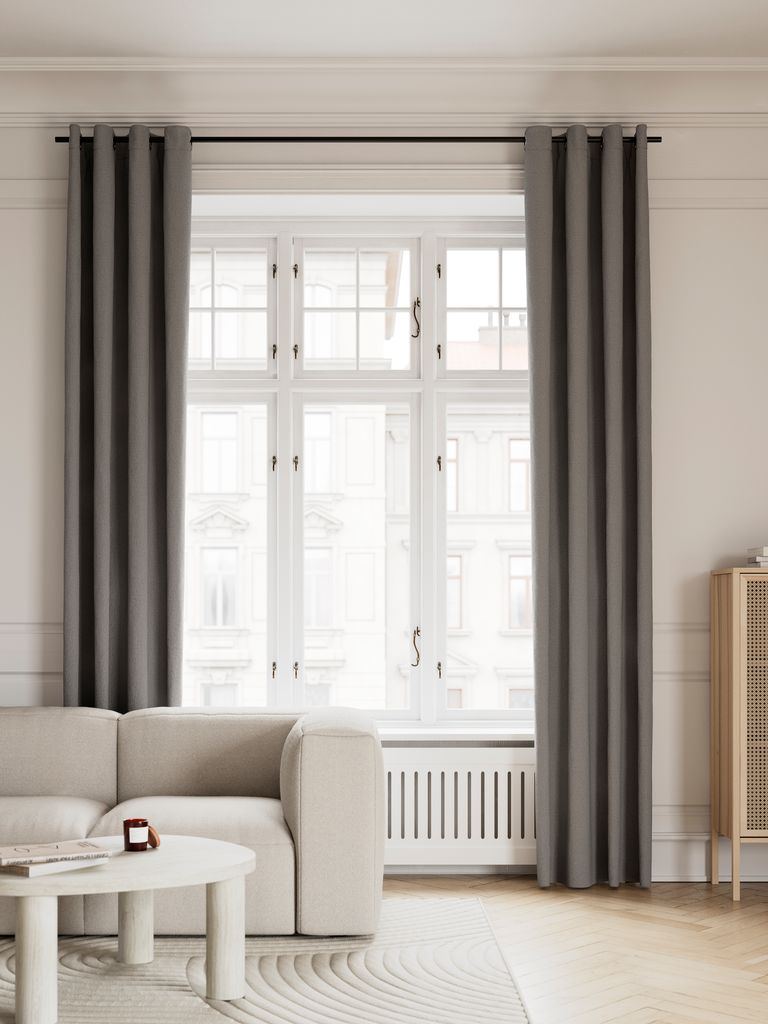 KVINGLA Zavjesa za zamračivanje KVINGLA 1x140x245 cm toplo siva