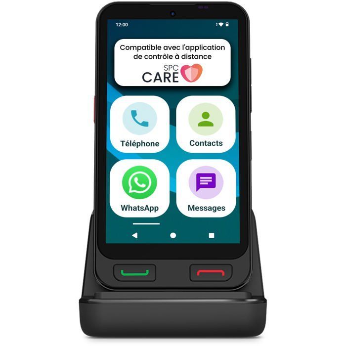 Smartphone Senior - SPC - ZEUS 2 - Écran 5'' - 64 Go - Compatible SPC Care