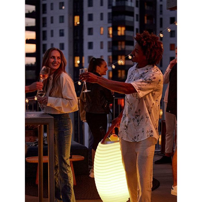 Kooduu Wireless Bluetooth Speaker with Integrated LED Light and Ice Bucket 72cm - Synergy 65s 2.0