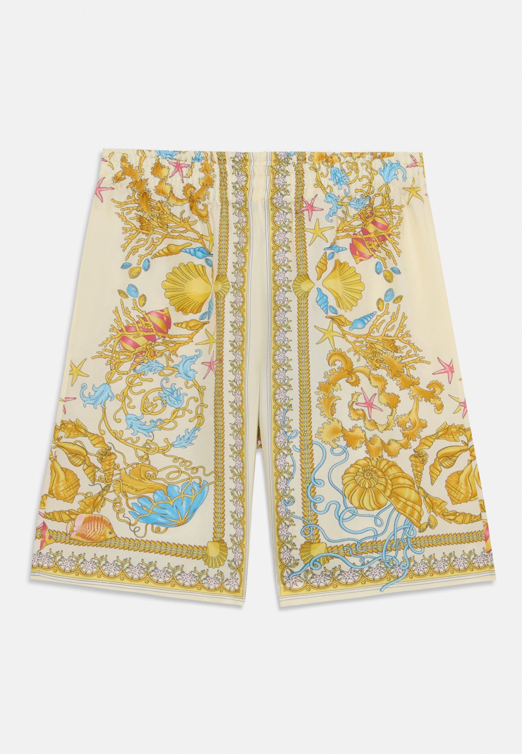 Short Versace UNDERWATER BAROCCO KIDS UNISEXE - couleur coquille d'œuf