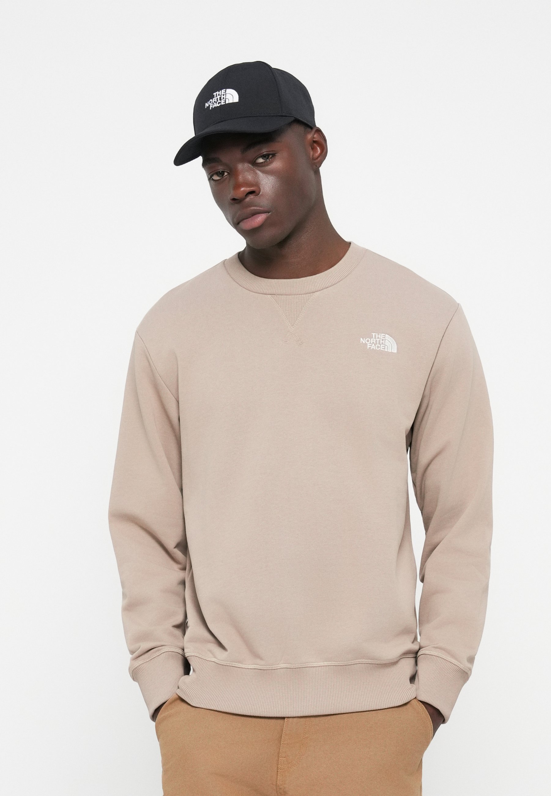 Felpa The North Face ESSENTIAL LITE CREW - grigio fungo