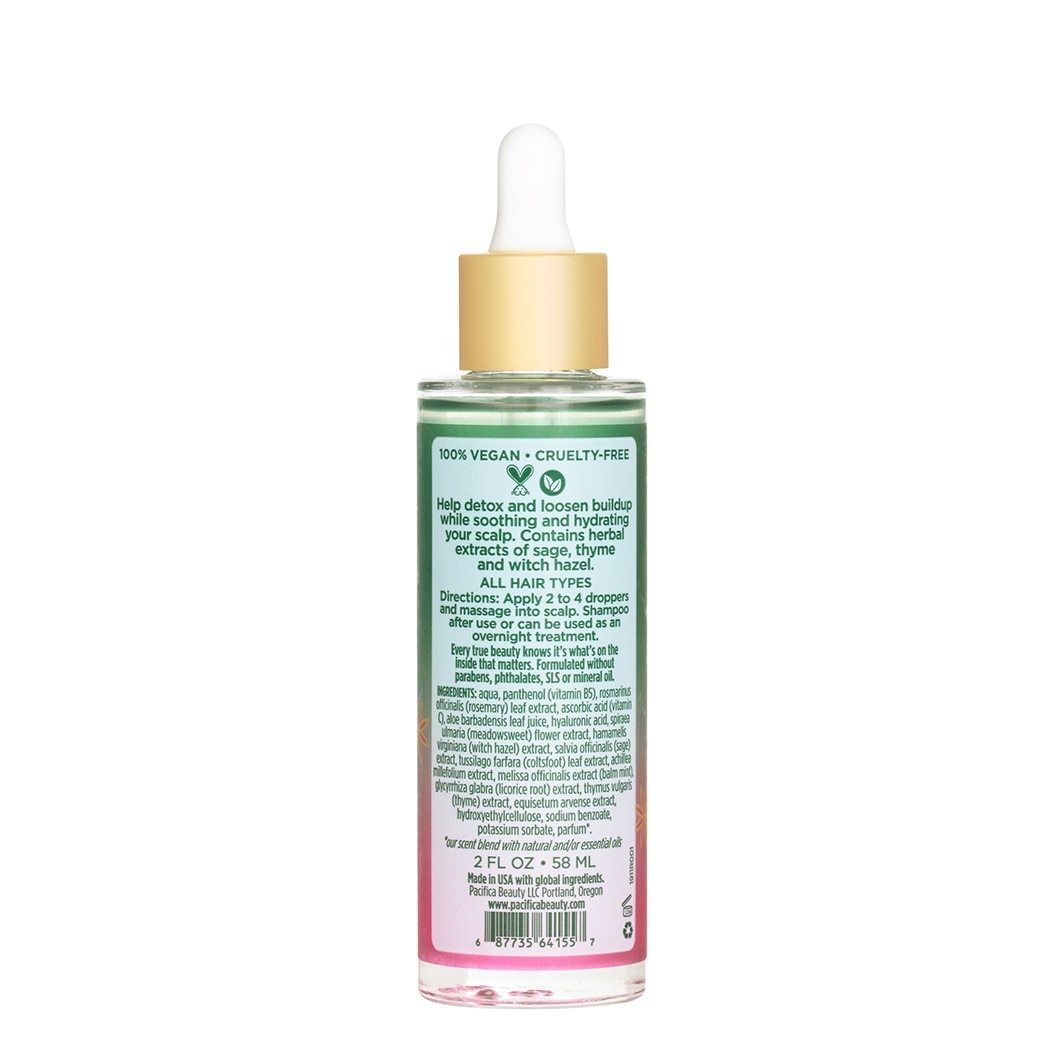 Pacifica vlasové sérum s rozmarínom a mätou na pokožku hlavy - 58 ml