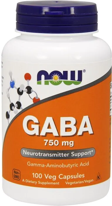 Now Foods Gaba 750 mg, Kapsułki