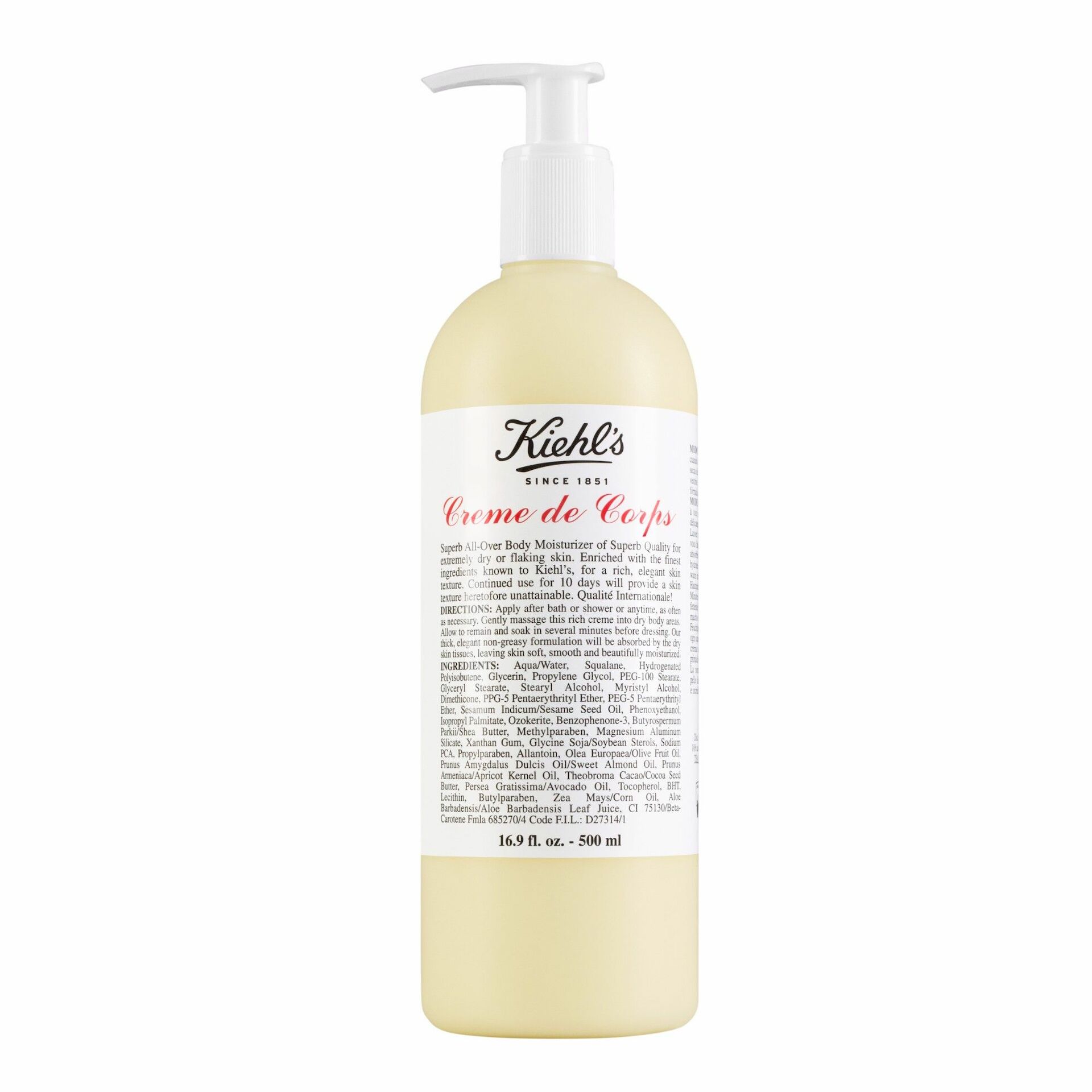 Cremă hidratantă de corp Creme De Corps 500 ml - Kiehl's