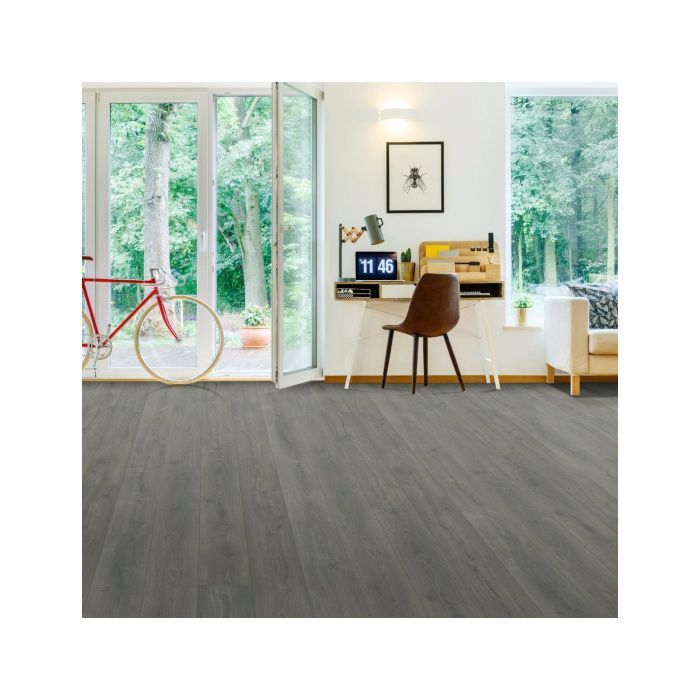 Suelo laminado KronoSwiss - Roble carbón natural - Sistema de clic 5G - Paquete de 2,131 m²
