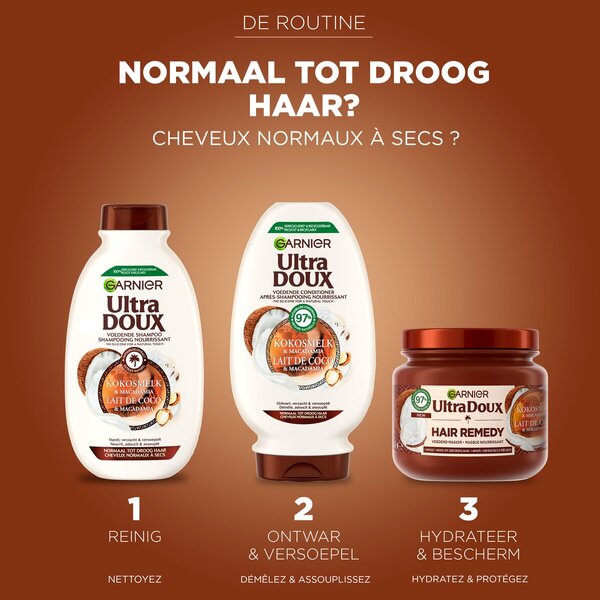 Garnier Ultra Doux Conditioner Coconut & Macadamia 250ml