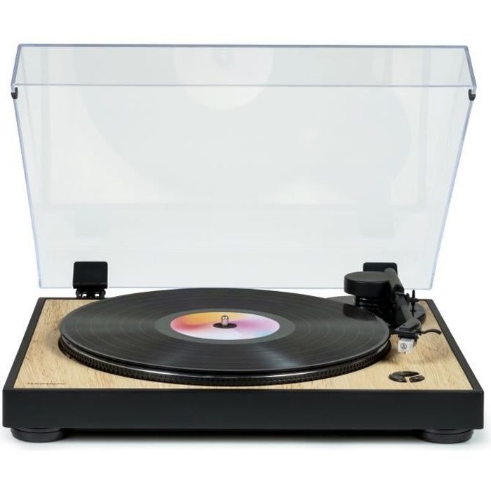 Turntable - THOMSON TT300 - Audio-Technica AT3600L cartridge - Wood and black