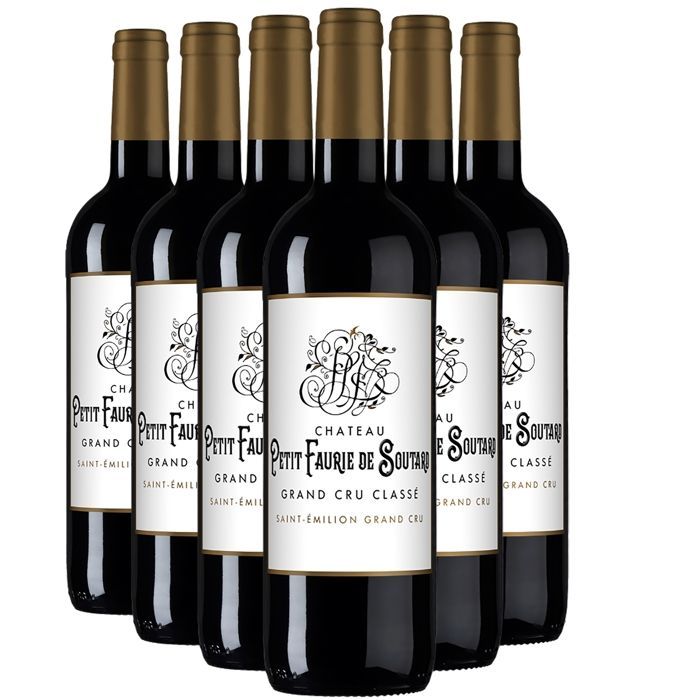 Château Petit Faurie de Soutard Saint-Emilion Grand Cru 2012 - Vin Rouge de Bordeaux (6x75cl)