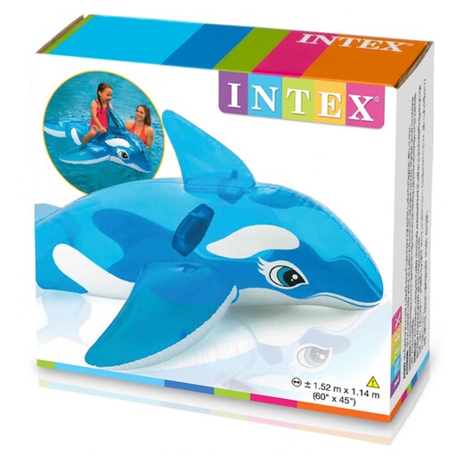 Intex felfújható bálna + 2 fogantyú - 152x114 cm