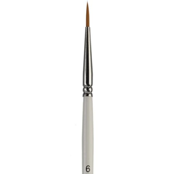 „Glisten Cosmetics“ – akių kontūro šepetėlis, 6 vnt. – šepetėlis