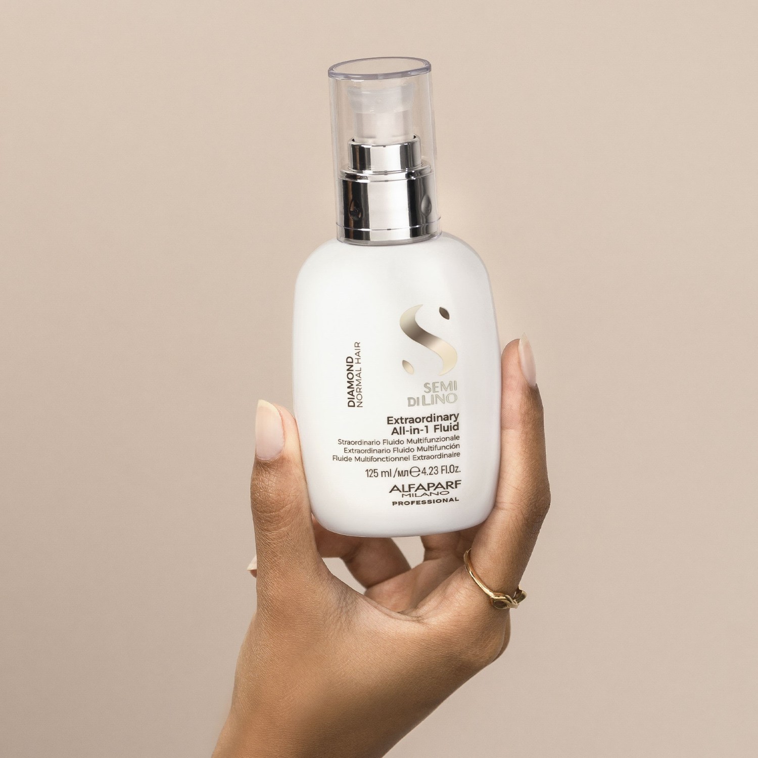 ALFAPARF MILANO Semi di Lino Diamond Hair Fluid Exceptional All-In-1 Fluid – 125 ml