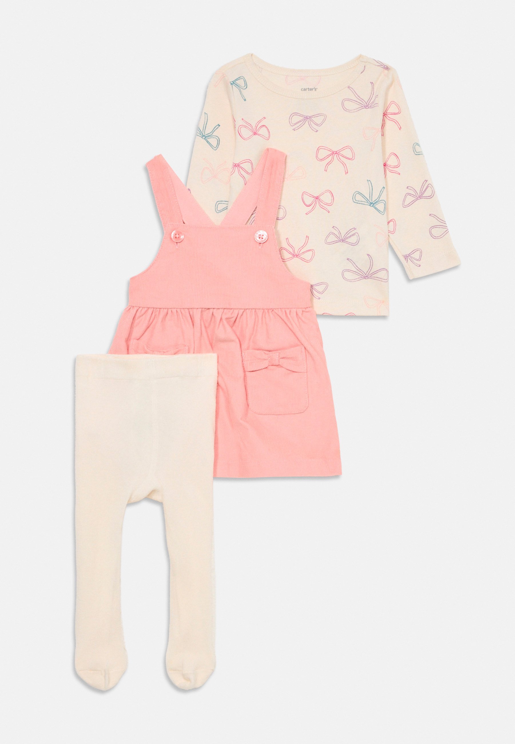 Carters SET – Tageskleid – rosa/cremeweiß