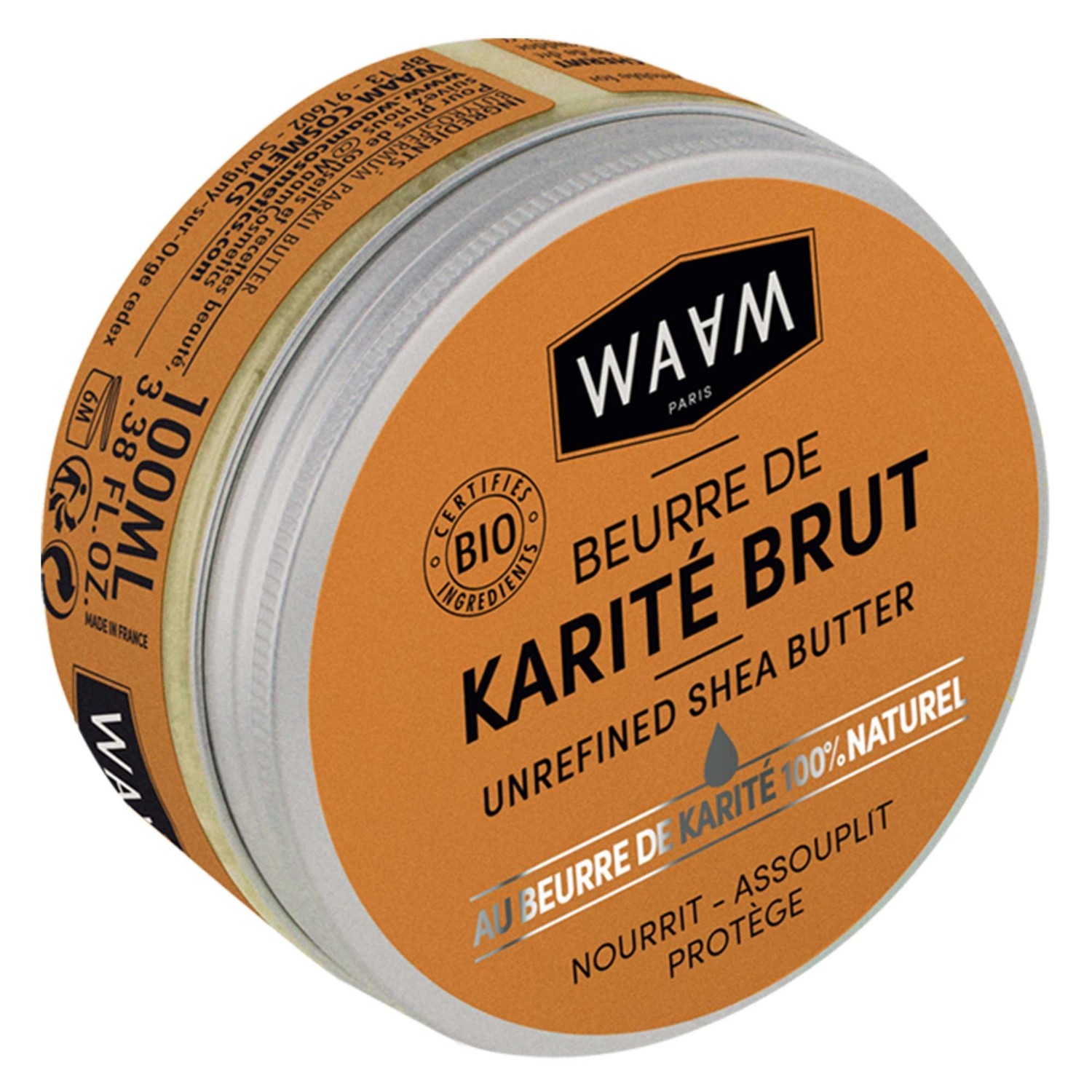 Waam Beurre de Karité Brut (non parfumé)
