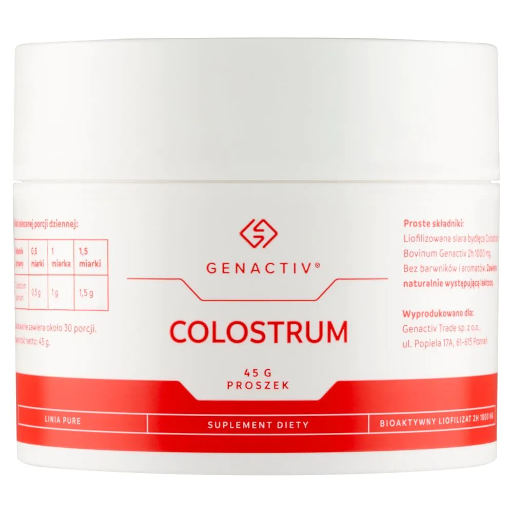 Genactiv Colostrum Preparat wzmacniający odporność Proszek