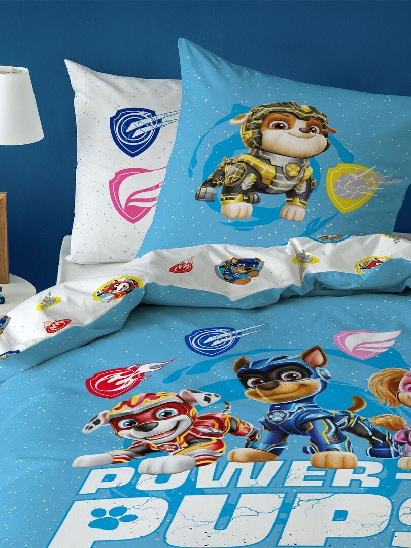 Paw Patrol dubbelzijdig beddengoedset - blauw