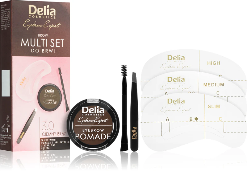 Paleta para sobrancelhas Delia Cosmetics Eyebrow Expert Zest