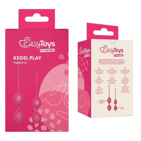 EasyToys Кегел играчка играчка Pink