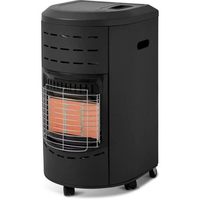 Chauffage d'appoint infrarouge CALGARY - Gaz Butane - Raccord à tétine - Surface de chauffe 40m² - Roulettes