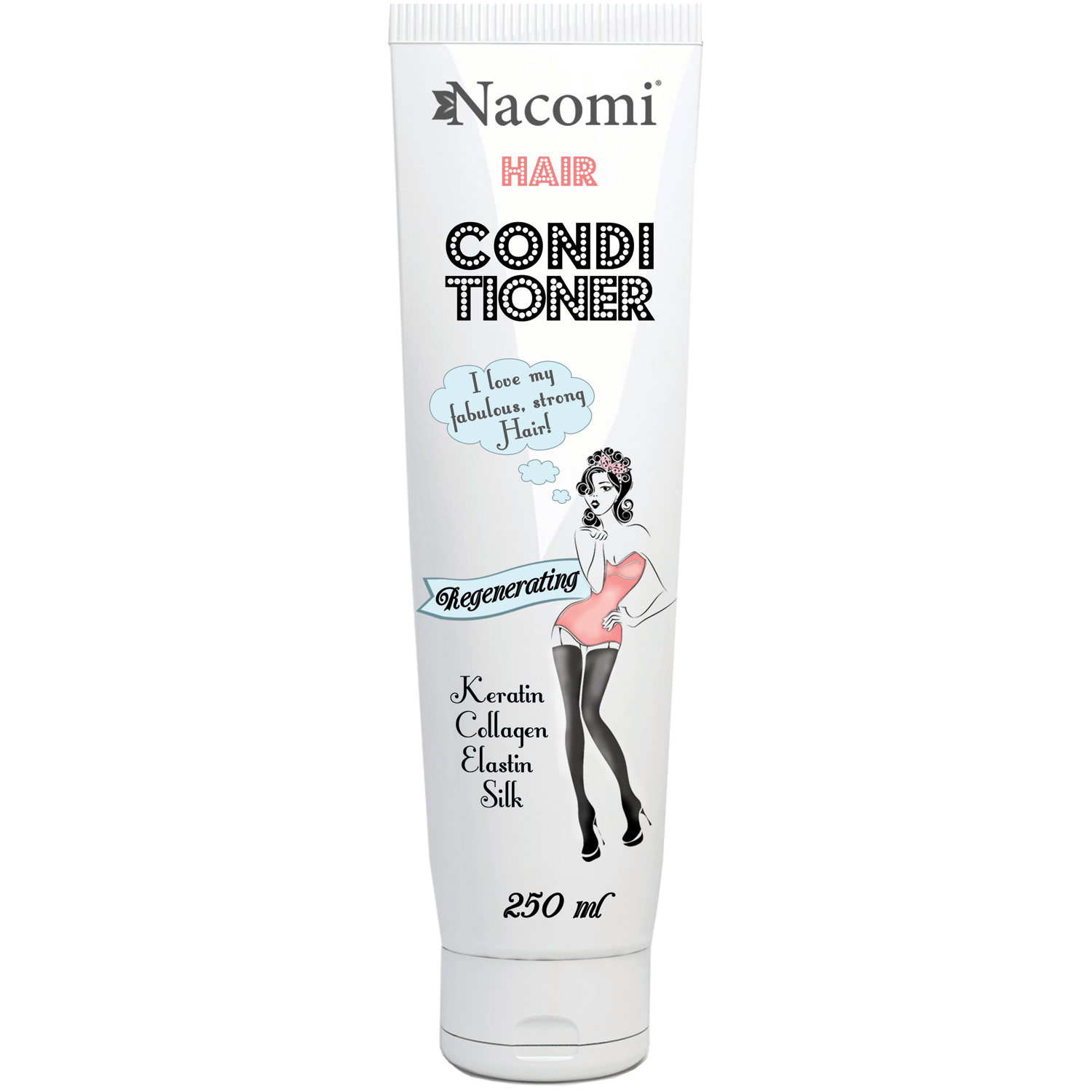 Nacomi regeneruojamasis kondicionierius lūžinėjantiems ir silpniems plaukams, 250 ml