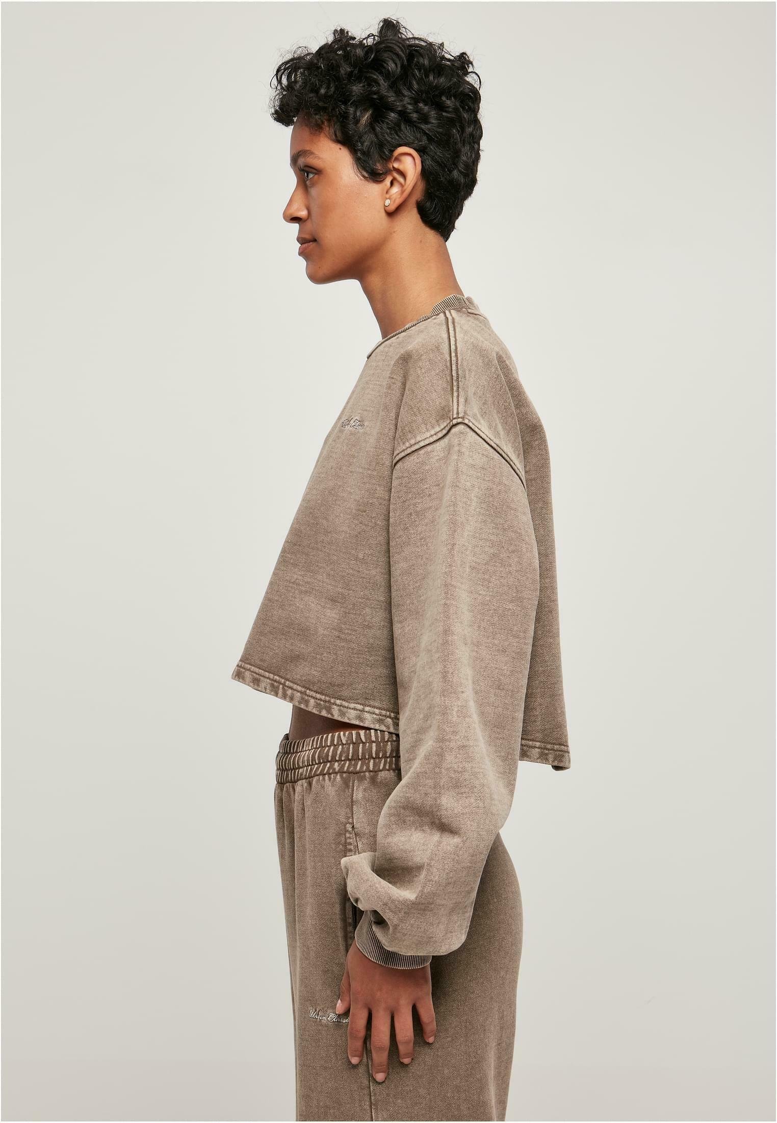 Felpa Urban Classics CROPPED SMALL - marrone
