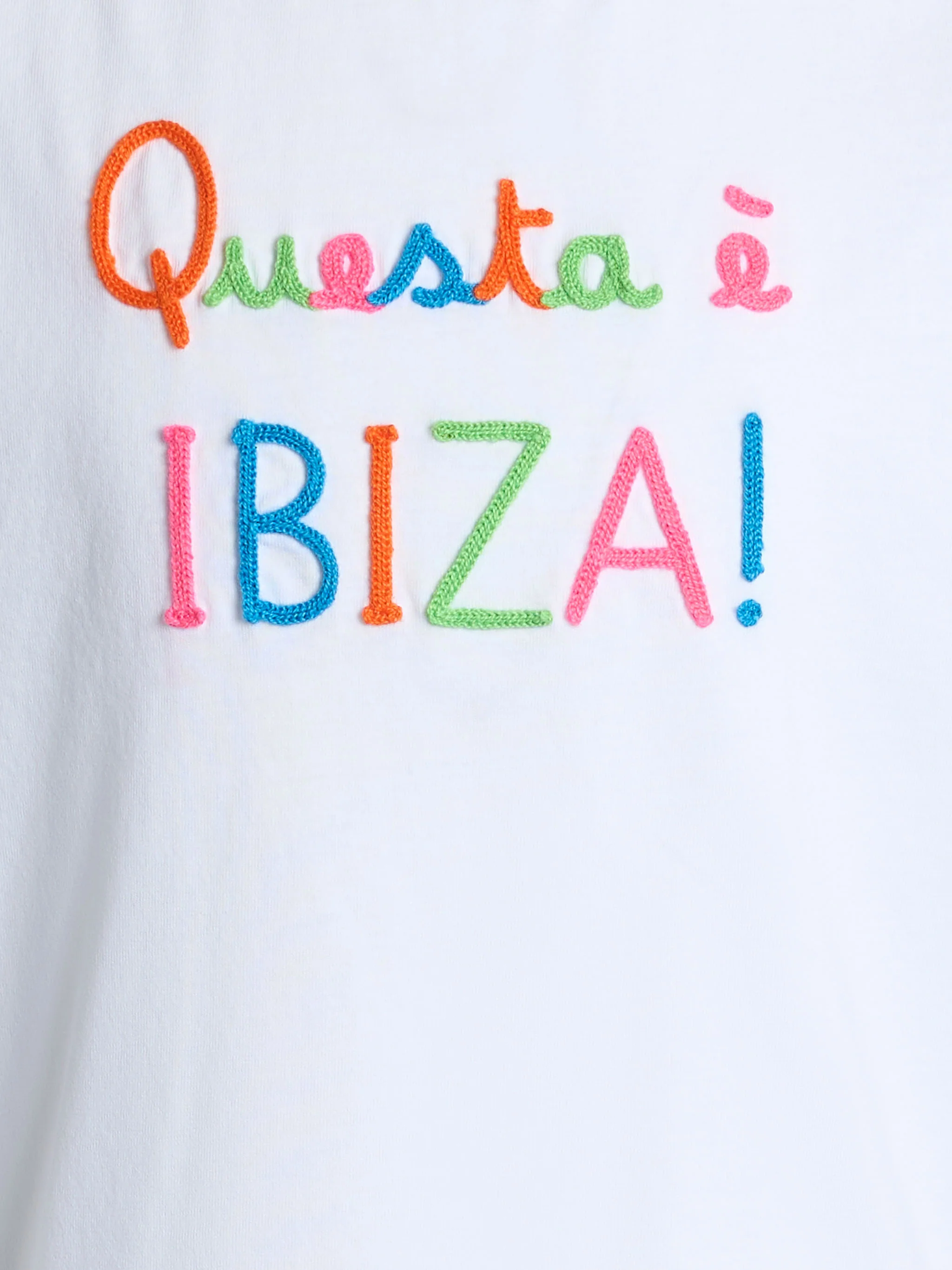 Elly meisjes T-shirt met ronde hals van katoenen jersey met Oggi-borduurwerk