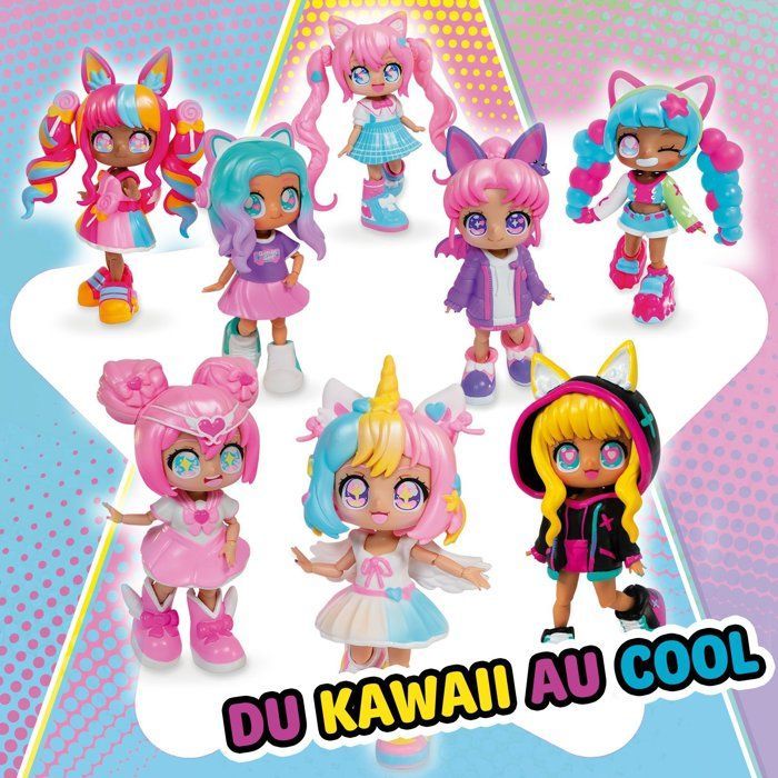 Boneca personalizável - BANDAI - Animakii - HEA26352 - Mágica e Estudante
