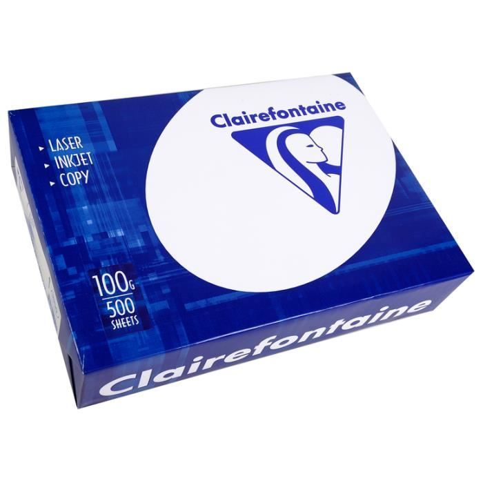 Papier - CLAIR ALFA - A4 - 100g - Lot de 4 Ramettes - Certifié PEFC - Blanc