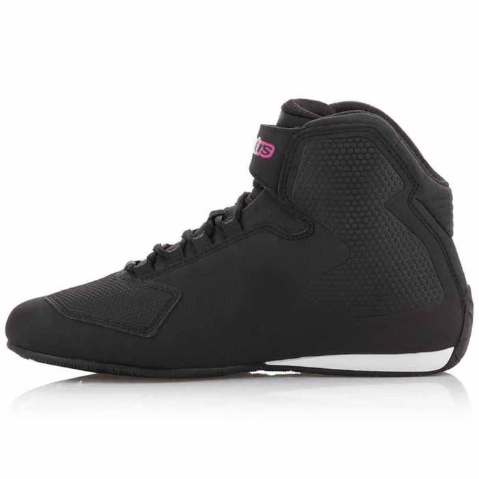 Alpinestars Bottes Moto Stella Sektor Shoes Black Fuchsia, Noir-Fuchsia, 36
