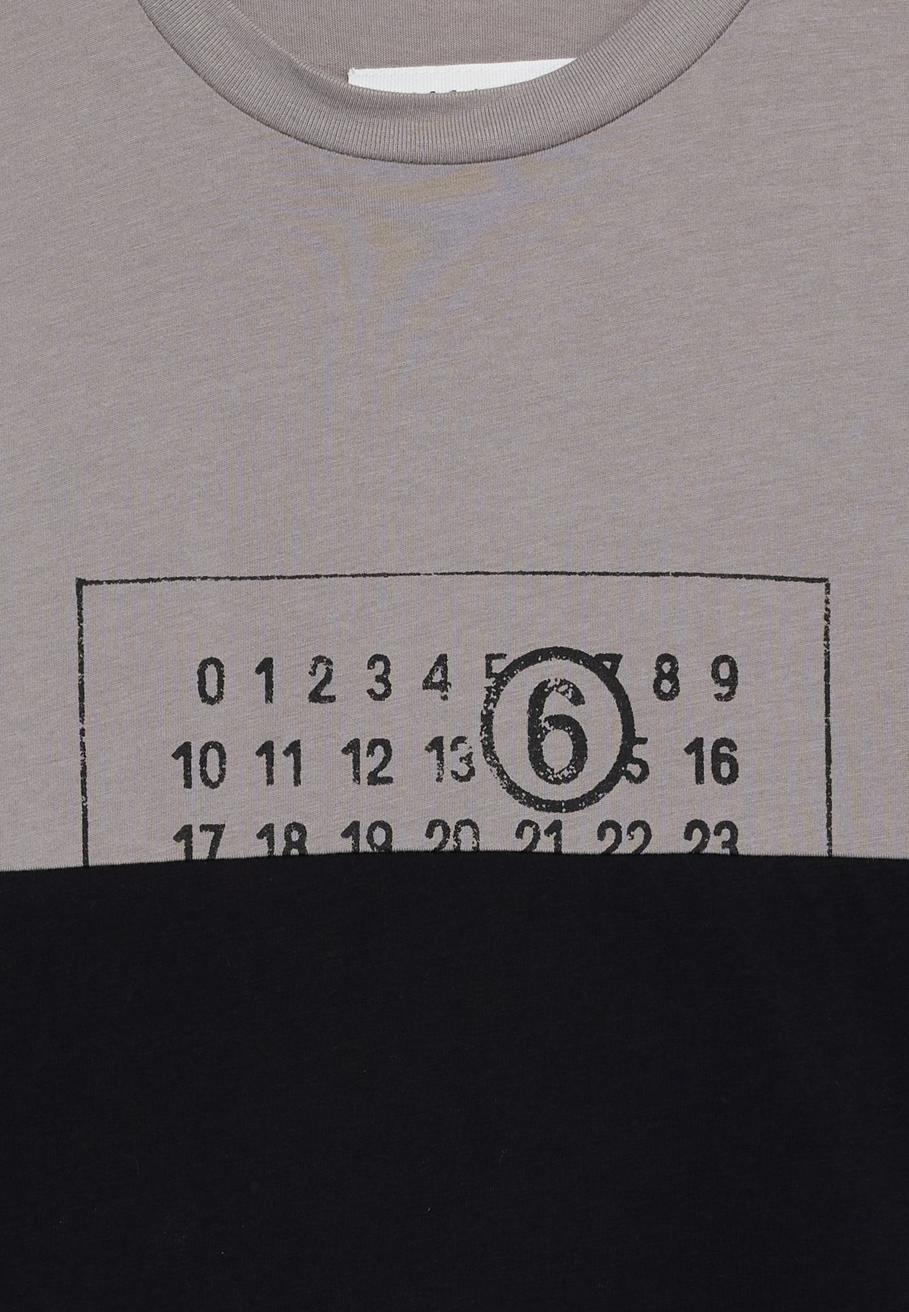 MM6 Maison Margiela UNISEX - T-shirt met print - grijs/zwart